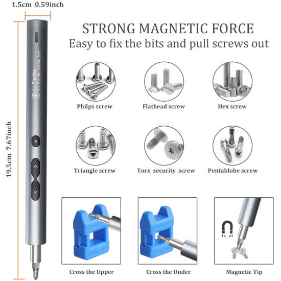 Electronic precision online screwdriver